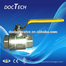 Ball Valve 2 Pieces CF8/304 Female Thread 1000WOG Made In China dn50 Stainless Steel